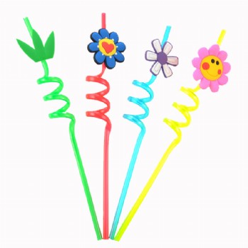 EaMaSy Party Jumbo 5mm  Flower Shape  Art  Straws/Crazy Diy Straw